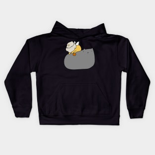 Griffin and Blue Cat Kids Hoodie